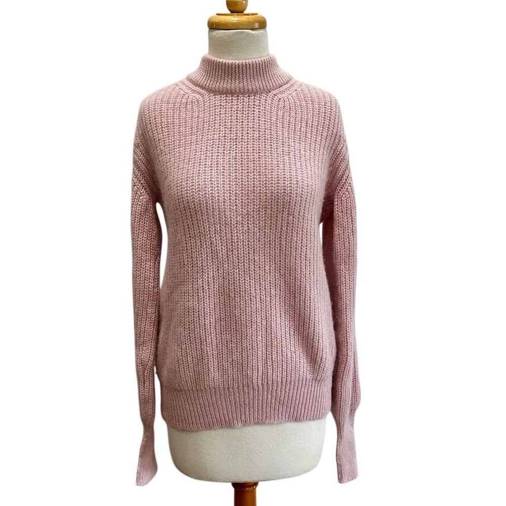 Alice Walk Pink Baby Alpaca Sweater